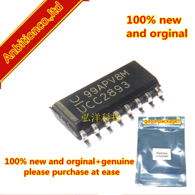 

5pcs 100% new and orginal UCC2893 UCC2893DR UC2893 SOP16 in stock