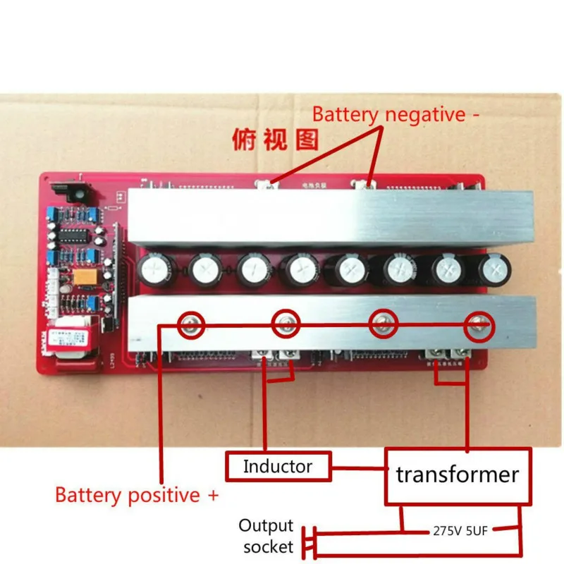 Imagem -05 - Placa-mãe de Onda Senoidal Sistema Inversor de Potência Super Alta 24v5000va 48v10000va 60v11000va