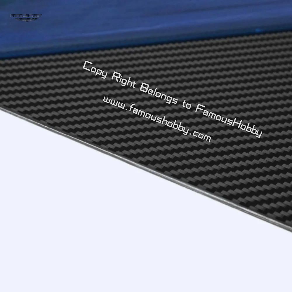 wholesale 3K Full Carbon Fiber Twill Matte Plate Panel Sheet Board 5pc 400x500x1.0 with free 1pc 200x300x1.5