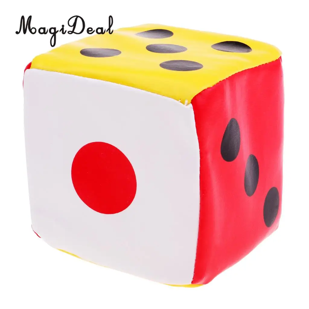 Sponge Dice Foam Dot Dice Playing Dice for Enlightenment Cognition 1-6 Spots