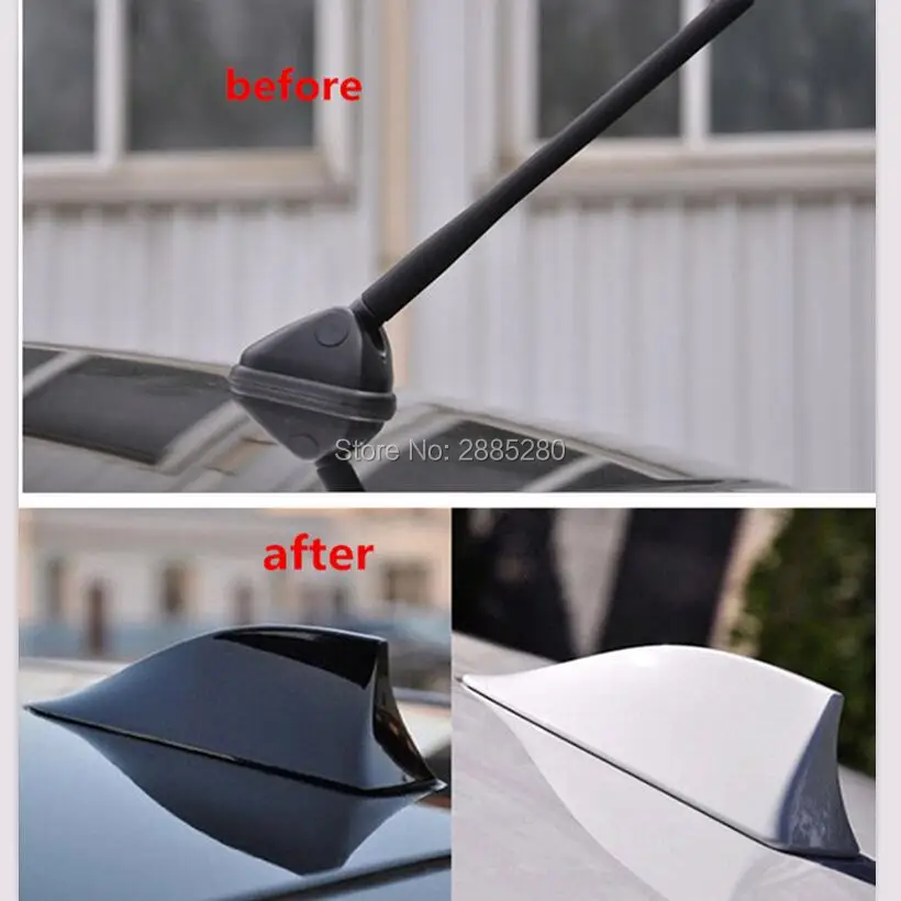 

Car Shark Fin Radio Antenna Accessories for golf 7 bmw x5 e90 e60 e87 e30 peugeot 207 lexus is beetle audi b9 subaru forester