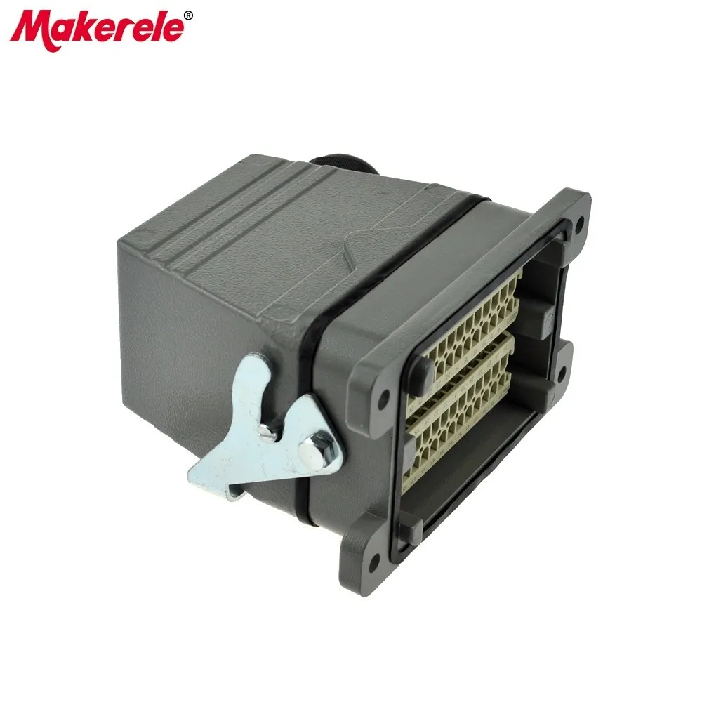 MK-HE-048-1 48 pinos harting conector múltiplo 1-24pin e 25-48pin conector resistente do fabricante elétrico