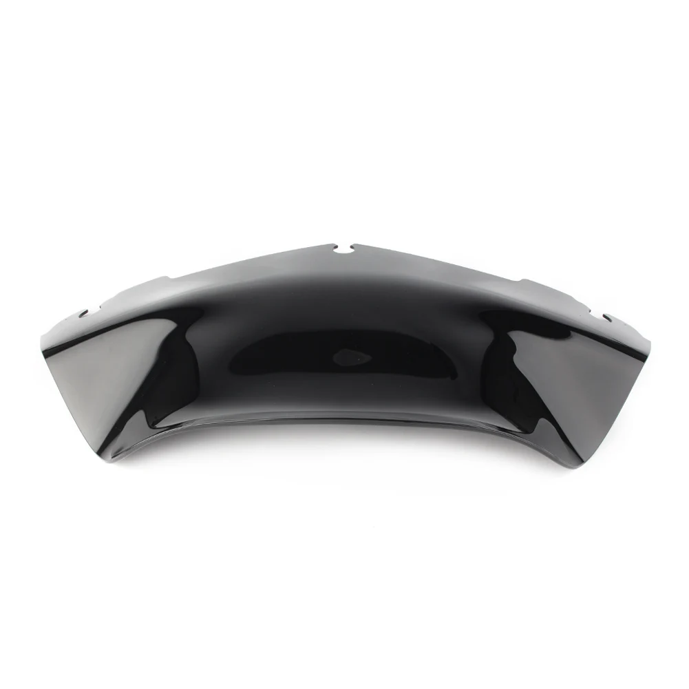 Electra Glide Street Touring Motorbike Windshield Windscreen For Harley 2014 2015 2016  9\'\' 9 Inches Wave ABS Plastic