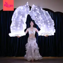 LED Silk Fan Veil for Bellydance #5
