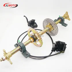 710mm M8*3 Wheel Hub Rear Axle Assy With 428# 37T Sprocket 160mm Disc Brake Fit For 125 110CC ELECTRIC ATV Quad Buggy Bike Parts