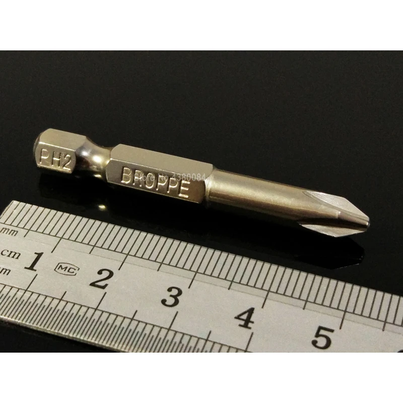 Juego de brocas magnéticas para destornillador Phillips, herramientas manuales eléctricas, vástago hexagonal S2 PH00/PH0/PH1/PH2, 50MM, 1/4 ", 13 unidades