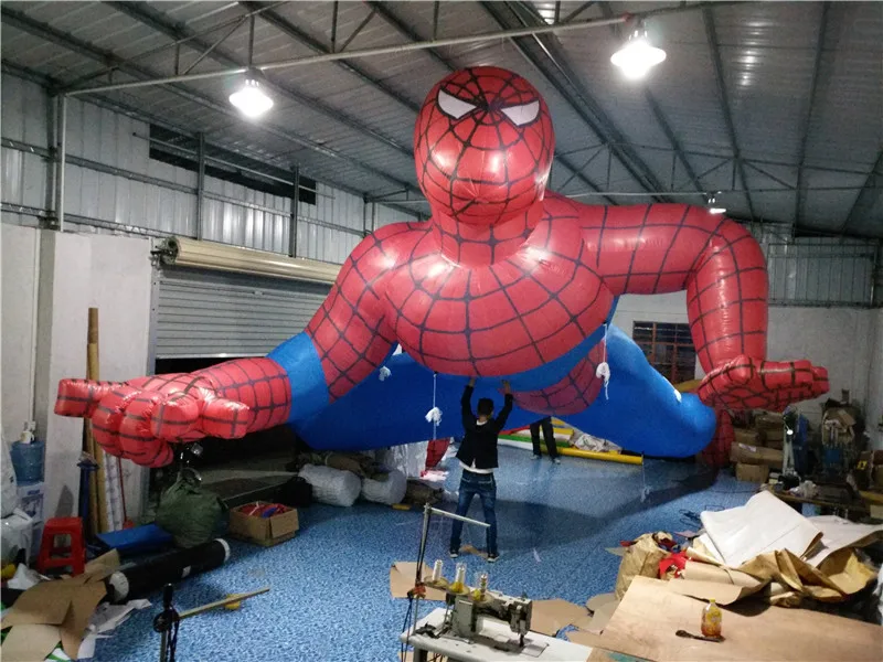 Selling heroic spider-man, Oxford cloth inflatable spider-man models for commercial display display models