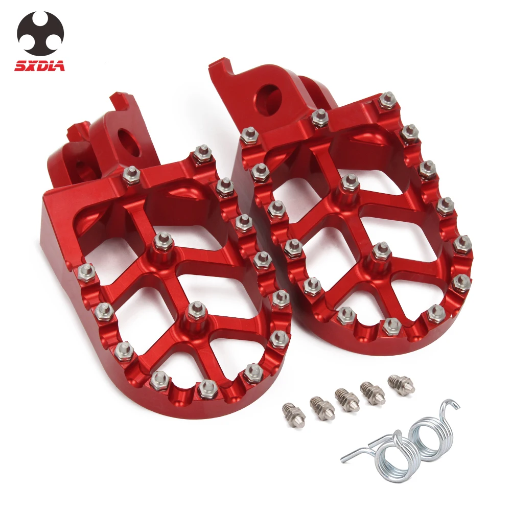 Footrest Footpegs Rests Pedals For Honda CR125 CR250 CRF150 CRF250 CRF300 CRF450 CRF1000 CRF1100L Kawasaki KX250F KX450F KLX450R image 2
