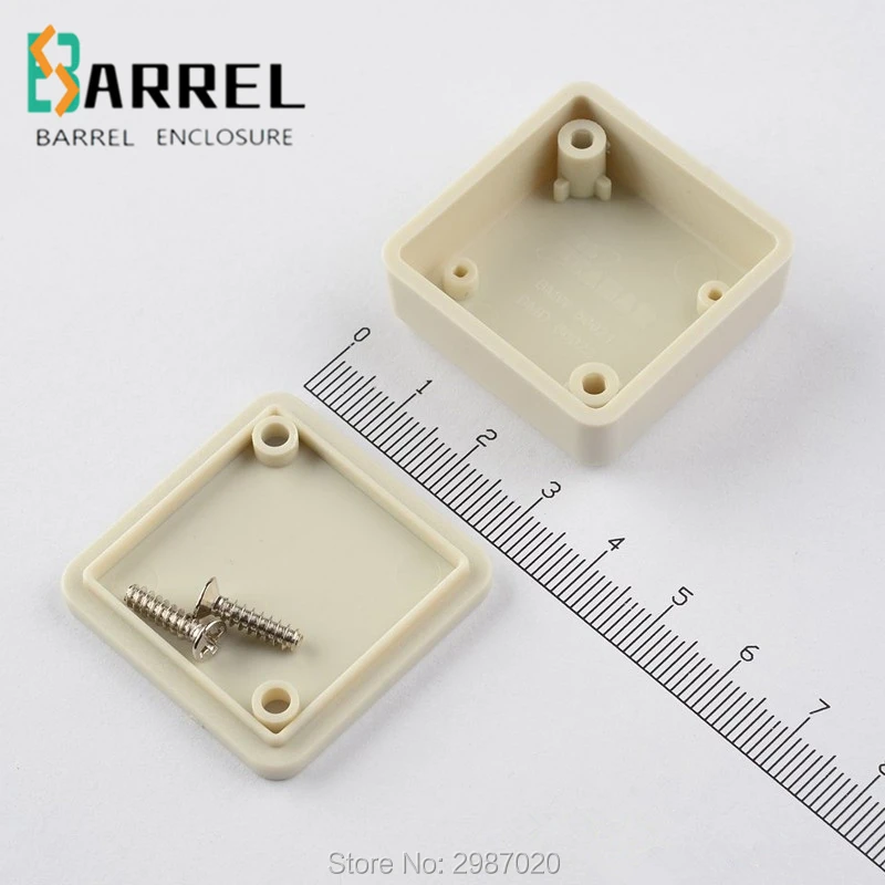 10 pcs/loT 36*36*20mm plastic wire junction box for electronic project small ABS industry DIY sensor distribution outlet box