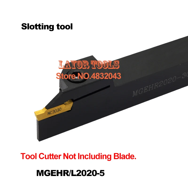 MGEHR2020-5 20*20*125MM External Grooving Turning Lathe Bar Tool Holder For Lathe Machine CNC Cutting Turning Tool Set Holder