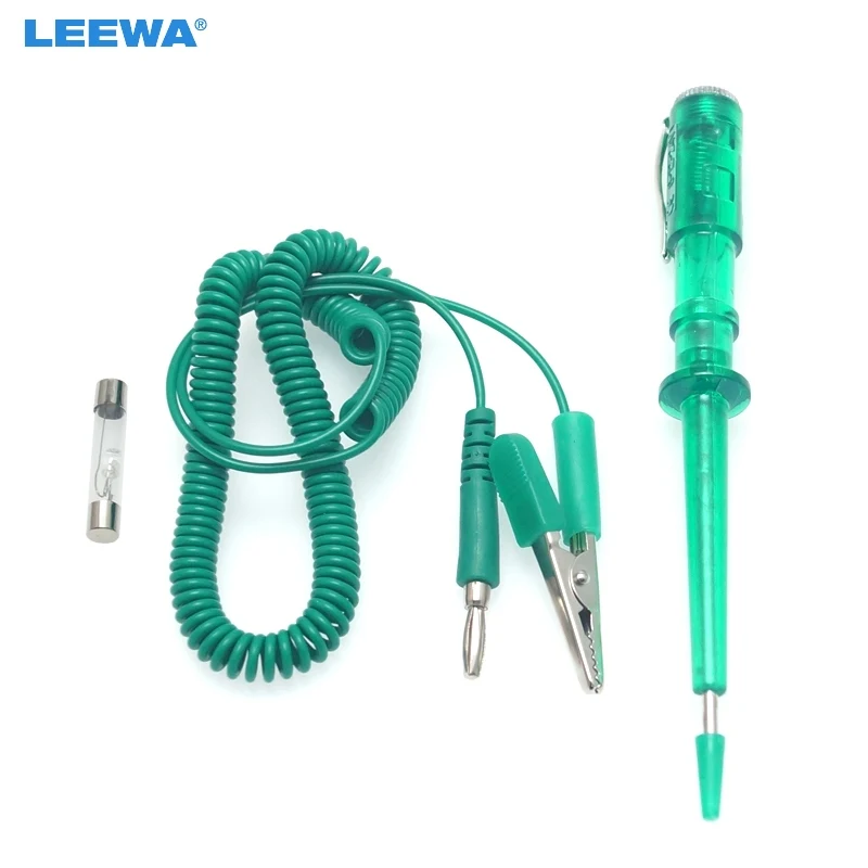 LEEWA 10set 6-24V Auto Electrical Tester Car Light Voltage Measuring Pen For Auto Vehicle Gauge Testing Tool #CA5989