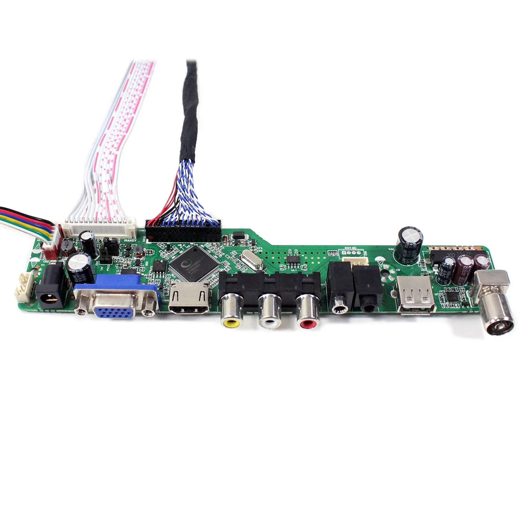 HD Serta VGA AV USB LCD Controller Board untuk 19 "M195RTN01.1 1600X900 Layar LCD