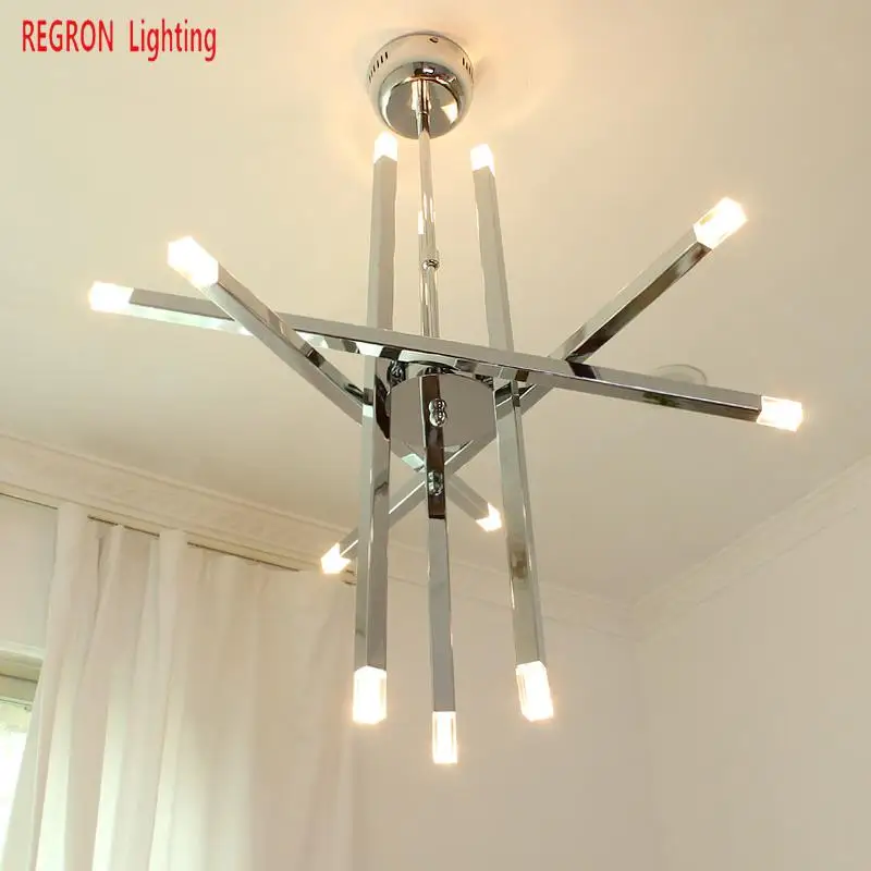 Home office study Led Pendant Light Modern 12 Pcs G4 Led Pendant Lamp For Cafe Parlor Living Room Metal Hotel fixture lighting