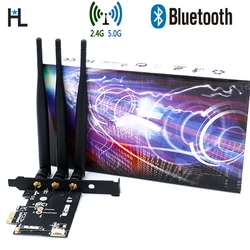 bcm943602CS bcm943224PCIEBT2  Wireless WiFi Bluetooth 4.0 module Card to pci-e 1x adapter for hackintosh apple,wifi hackintosh