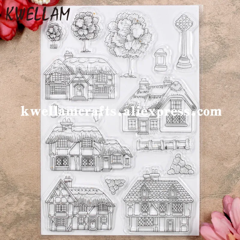 Tree House Scrapbook DIY photo cards rubber stamp clear stamp transparent stamp 11x16cm KW8053015