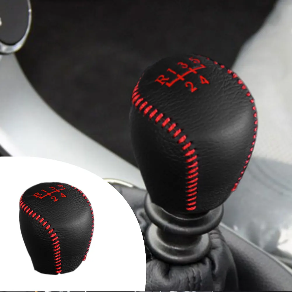 For Chevrolet Cruze 2009-2014 Epica 2005-2012 Trax 2018 1pc PU Leather Hand Brake Shift Knob Cover Car Gear Shift Collars