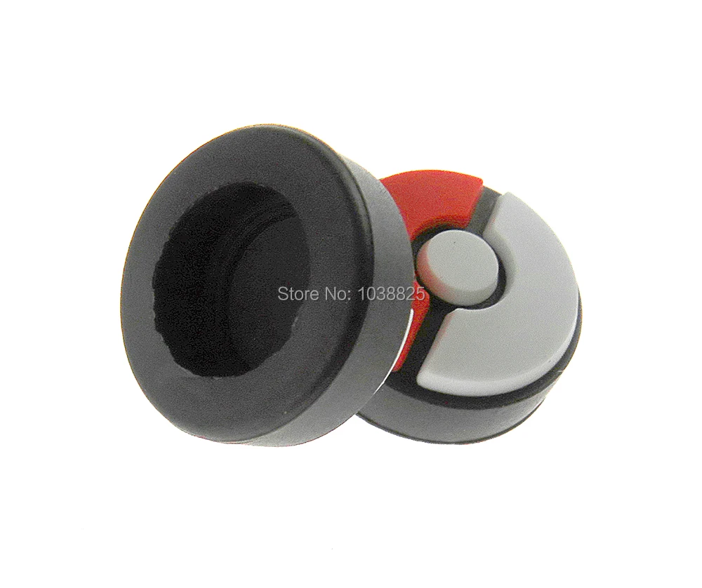 20 قطعة قبعات سيليكون ل كزة الكرة زائد المطاط غطاء مقبض ل نينتندو سويتش NS Pokeball لعبة التناظرية كاب