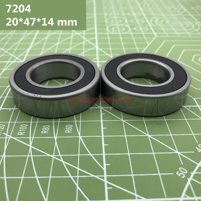 

2023 High Quality 1 Pair 7204 7204c-2rz-p4-dba 20*47*14 Mm Sealed Angular Contact Speed Spindle Bearings Cnc Engraving Machine