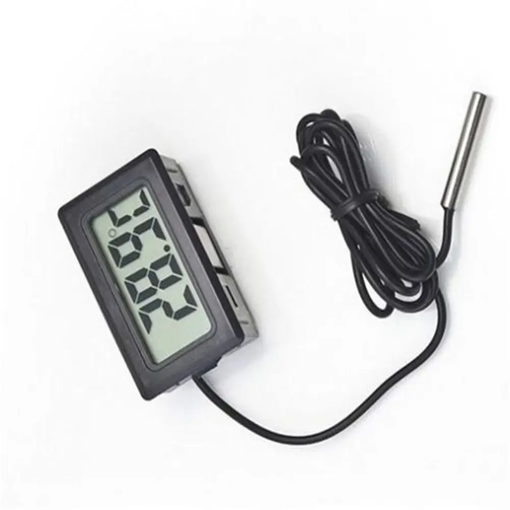 New Digital LCD Display Water Thermometer Gauge for Probe Temperature Aquarium Tank Pool Refrigerator Home Thermometer