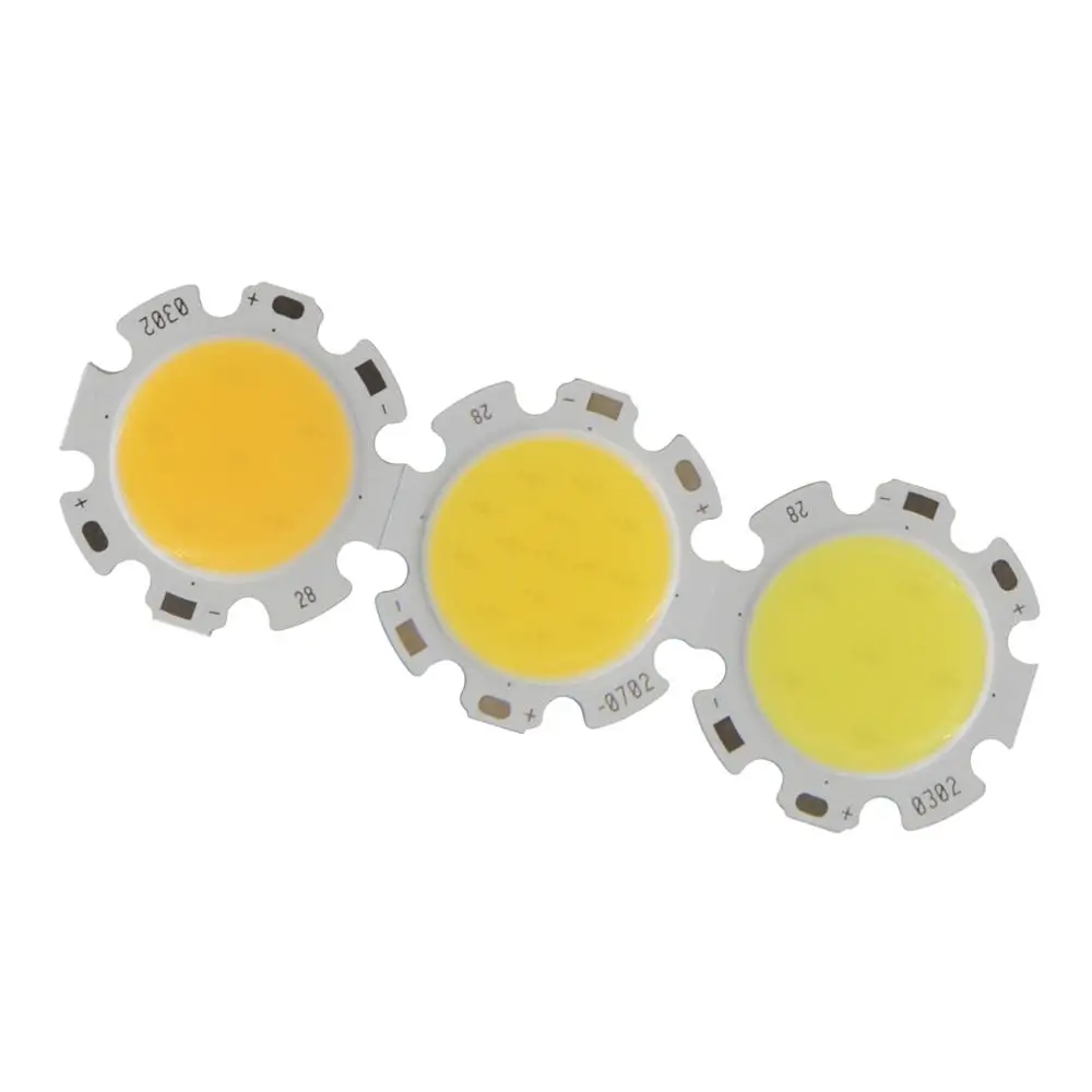 [ALLCOB] MIX 3W 9V 11V 3V 4V led cob lamp light emitting diode panel round cob for DIY bulb cob led bar strip chip source