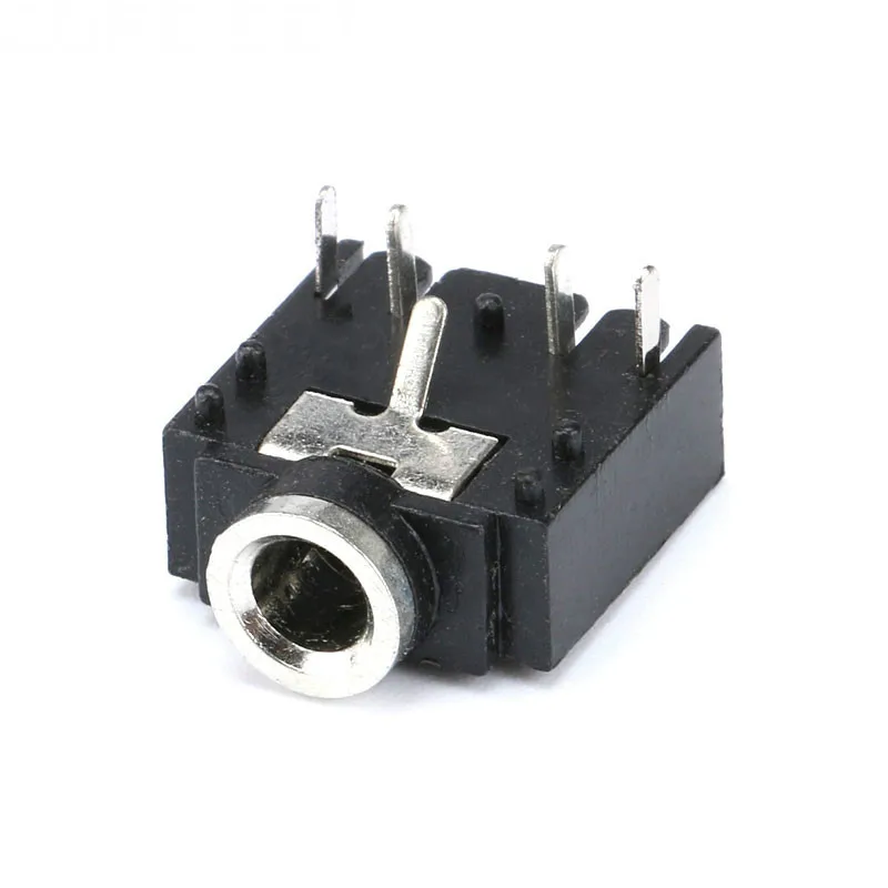 Hot 10 Pcs 5 Pin 3.5mm Female Audio Stereo Jack Socket  PJ-307 PJ307 3F07 Audio Socket