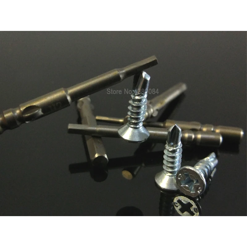 5Pcs Set 40MM Magnetic HEX Screwdriver Drill Bits Dia 4mm Round Shank Electric Screw Driver S2 Power Hand Tools For 800, 3C
