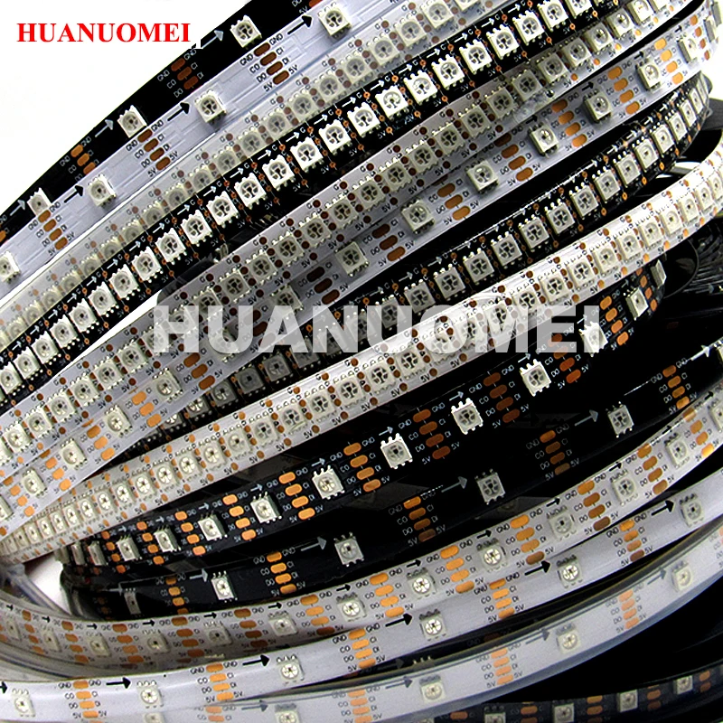 

DC5V 1m/2m/5m 30/32/48/60/72/144LEDs/m SK9822 LED Strip 5050 SMD Addressable Smart RGB Pixel Digital TV Light Lamp Flexible Tape