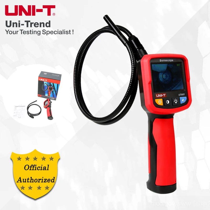 UNI-T UT665 Borescope; industrial endoscope / waterproof probe automotive overhaul industrial pipeline detector