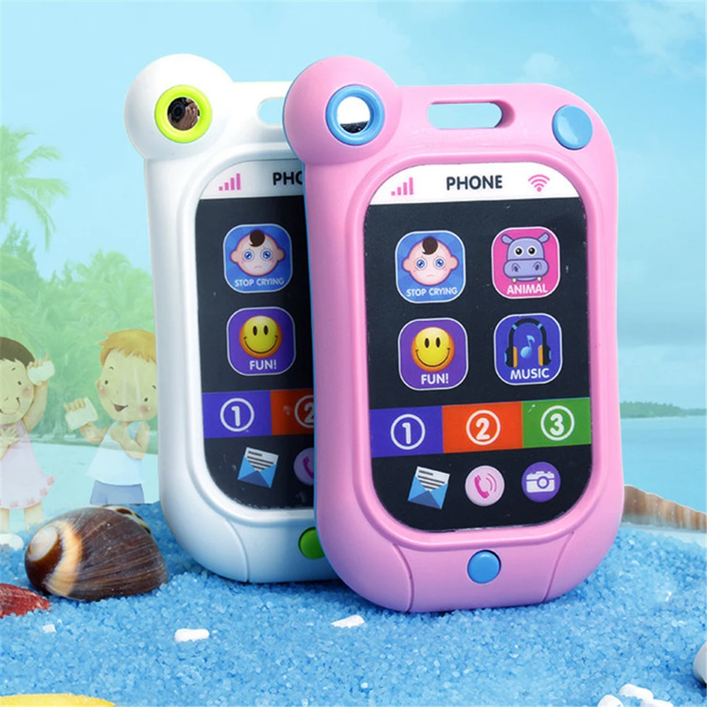 Téléphone portable en plastique pour bébé, jouet d'apprentissage musical, chanson, animaux, son simulé, pour enfants