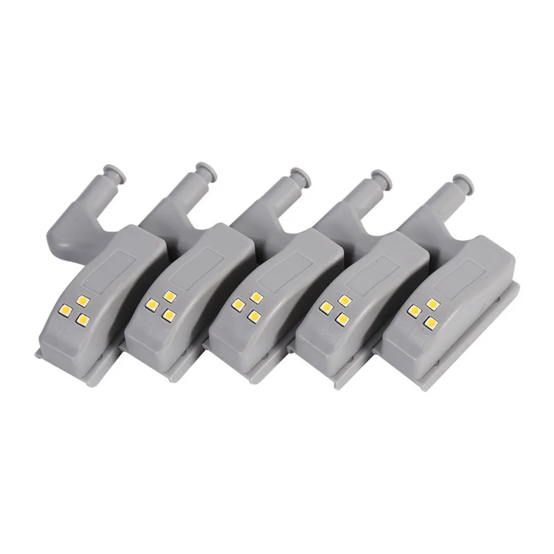 10Pcs/set  Universal Cabinet Cupboard Closet Wardrobe Smart Sensor LED Hinge Lights