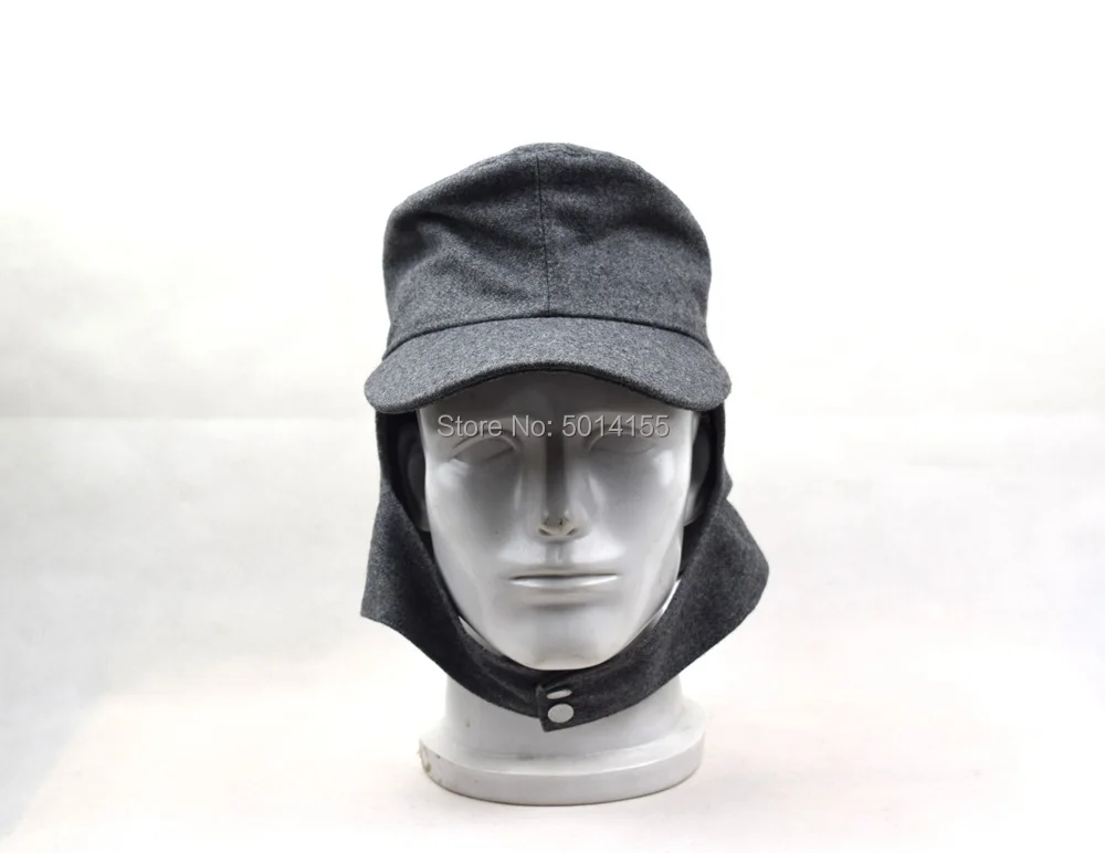 Cosplay German WH Elite EM M43 Panzer Wool Field Cap Hat Gray