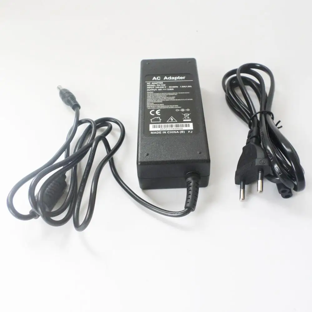 AC Adapter For Toshiba Satellite Pro L450 L850 L850D L855 L855D C850-10C C850-119 PA3468U-1ACA 75W Power Supply Battery Charger