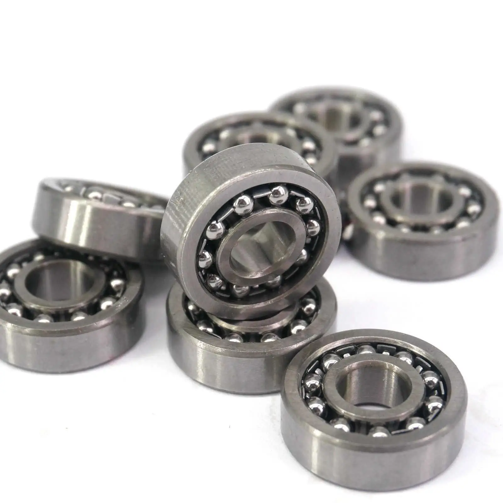 

10pcs Model 1018 108 8x22x7mm Self Aligning Ball Bearing Double Row Bearing Steel