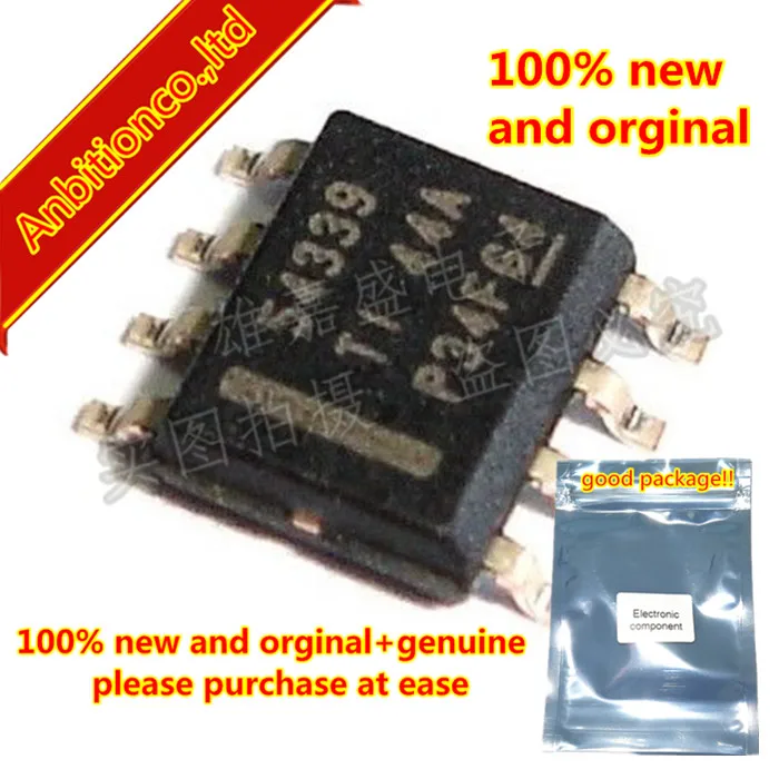 10pcs 100% new and orginal TPS54339DDAR TPS54339 54339 SOP8 4.5 V to 23 V Input, 3-A Synchronous Step-Down SWIFT Conver in stock