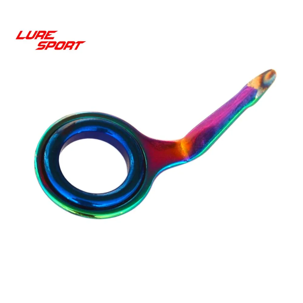 LureSport 8-20PCS Rainbow Frame Blue Ring MK mini micro guide sensitive Fishing Rod Building component Repair DIY Accessory