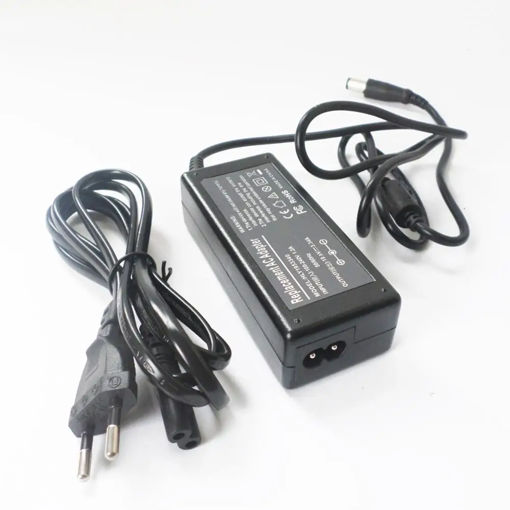 Notebook Power Supply Charger AC Adapter For DELL PA-1650-02DW PP25L PP41L PP42L PA21 PA-21 19.5V 3.34A Octagon DC Plug With Pin