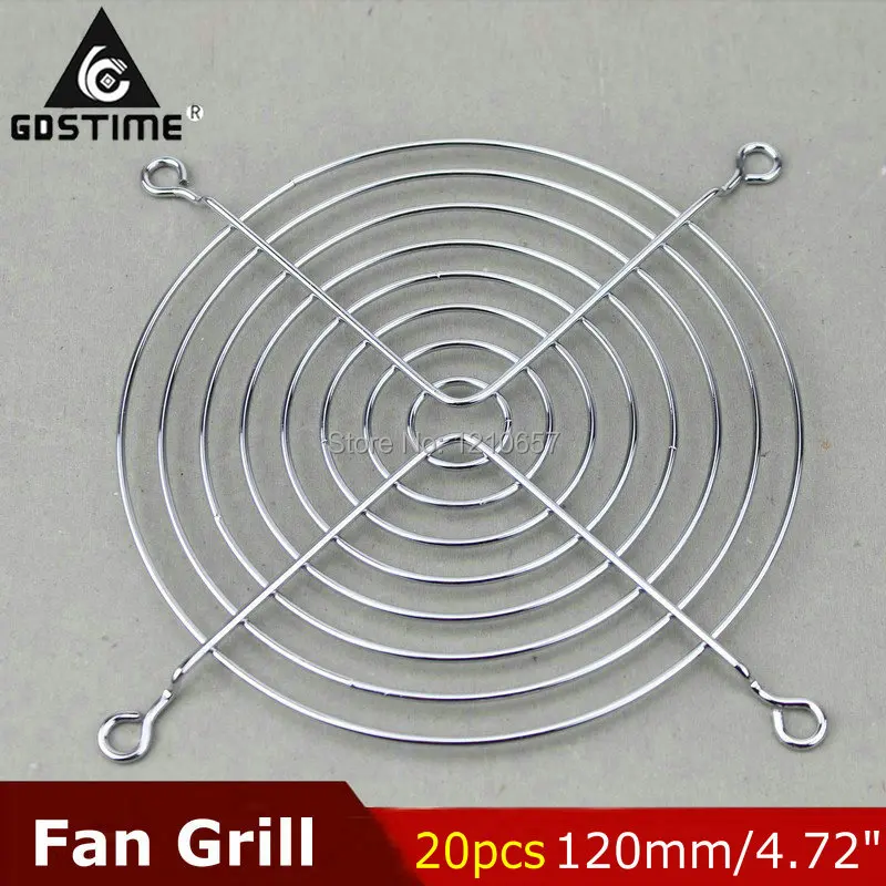 

20Pieces LOT Brand New Metal Steel 120mm 12cm Fan Protector Finger Guard Grill Net