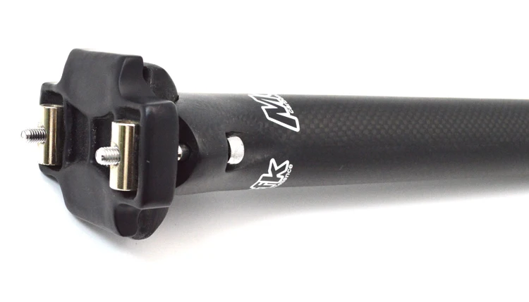 MCFK Carbon Fiber Road Bicycle Seat Post, MTB Cycling Mountain Bike Seat Posts Parts, 27.2, 31.6mm, Offset 0mm, Carbon Clamp