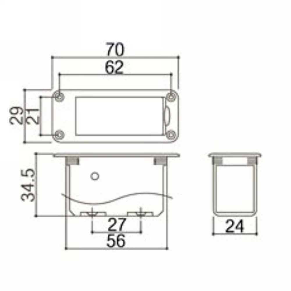 Original Genuine GOTOH BB-04 9V Battery Box Battery Case For Electric Guitar Bass And Active Pickup MADE IN JAPAN