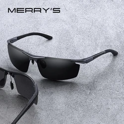 MERRYS DESIGN Men Classic Aluminum Alloy Sunglasses HD Polarized Sunglasses For Driving Outdoor Sports UV400 Protection S8530