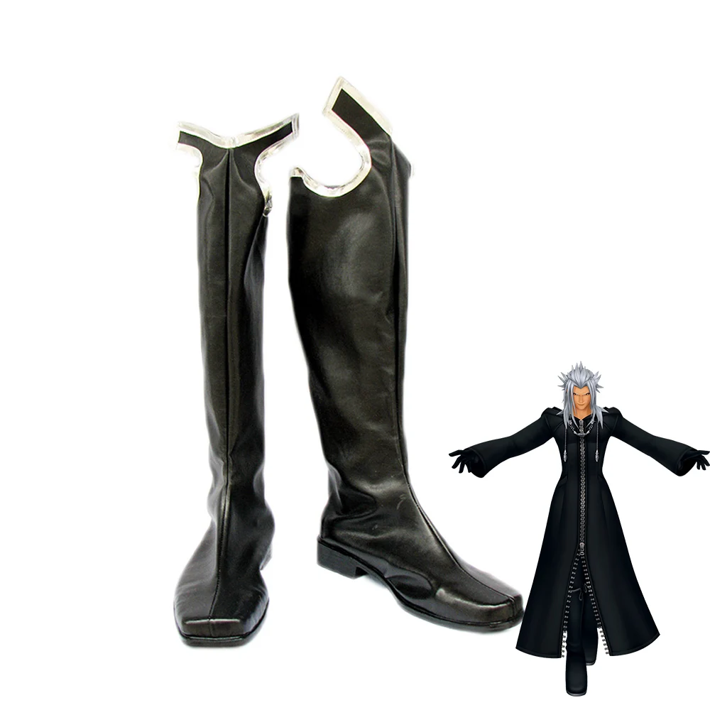 

Kingdom Hearts 2 Organization XIII Men Cosplay Costume Boots Shoes Customized Size