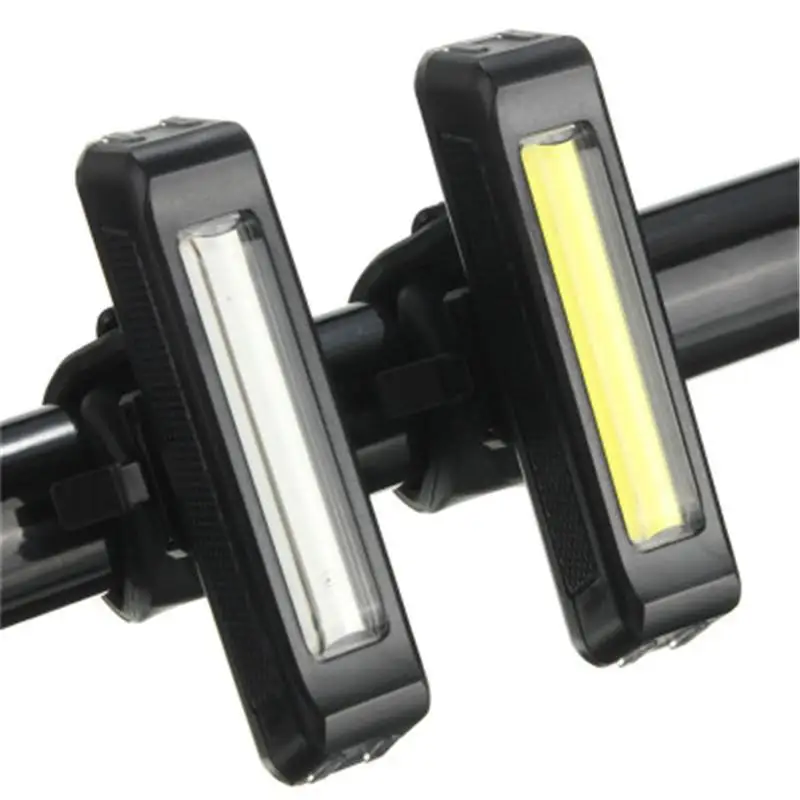 Luz traseira de led para bicicleta, luz usb recarregável de bicicleta mtb com 6 modos de luz de aviso de segurança para ciclismo, lâmpada traseira para ciclismo