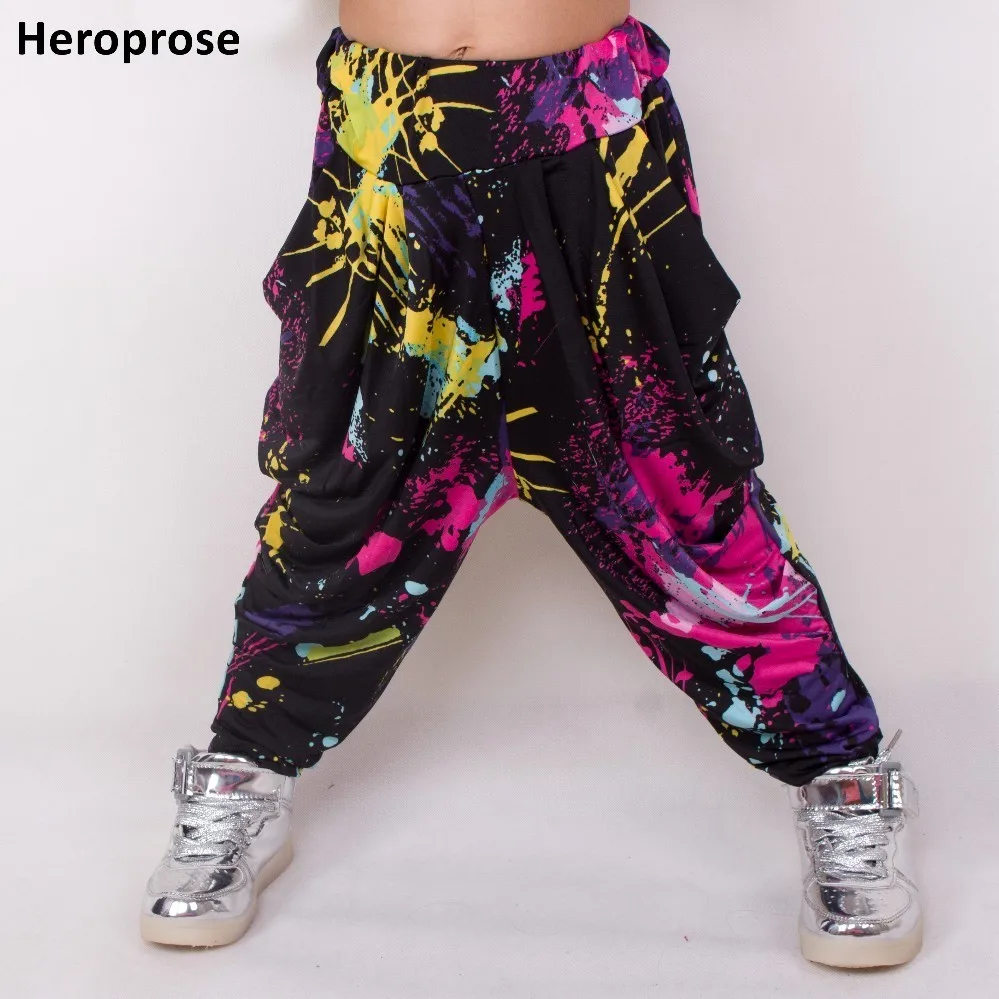 2022 Kids Adult Candy Colors Sweatpants Personality Casual Doodle Spring Summer Trousers Loose Dance Costume Harem Hip Hop Pants