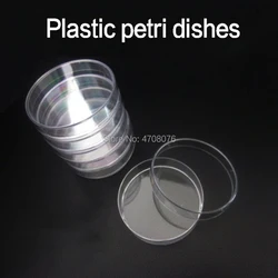 PS Petri dishes with cover Sterile Plastic culture dish Cultural Petri dish Lab glassware for lab tests dia 60mm 10sets/pack