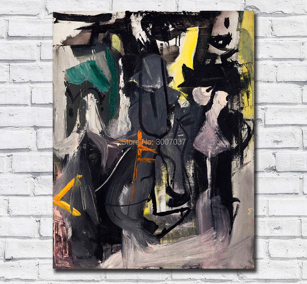 

Ручная роспись абстрактная картина маслом Франц Клайн untitled 3 стены искусства маслом холст задыхаясь для гостиной и гостиной без рамок