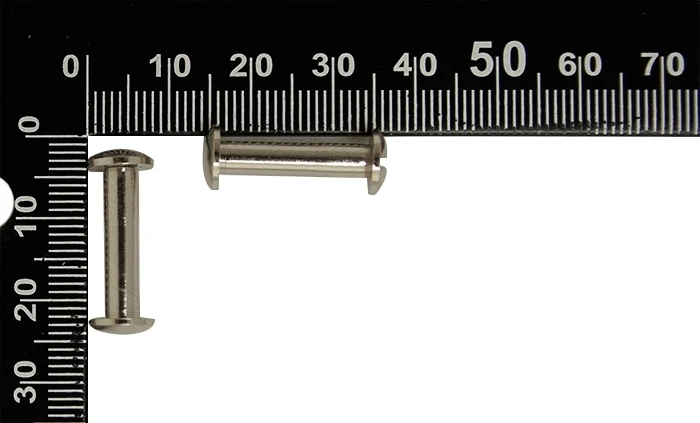 NEW 18mm Length 10pcs/lot Solid Copper Chicago Screw Nail Rivets Stud Rivet Strap Fastener Assembling Bolt