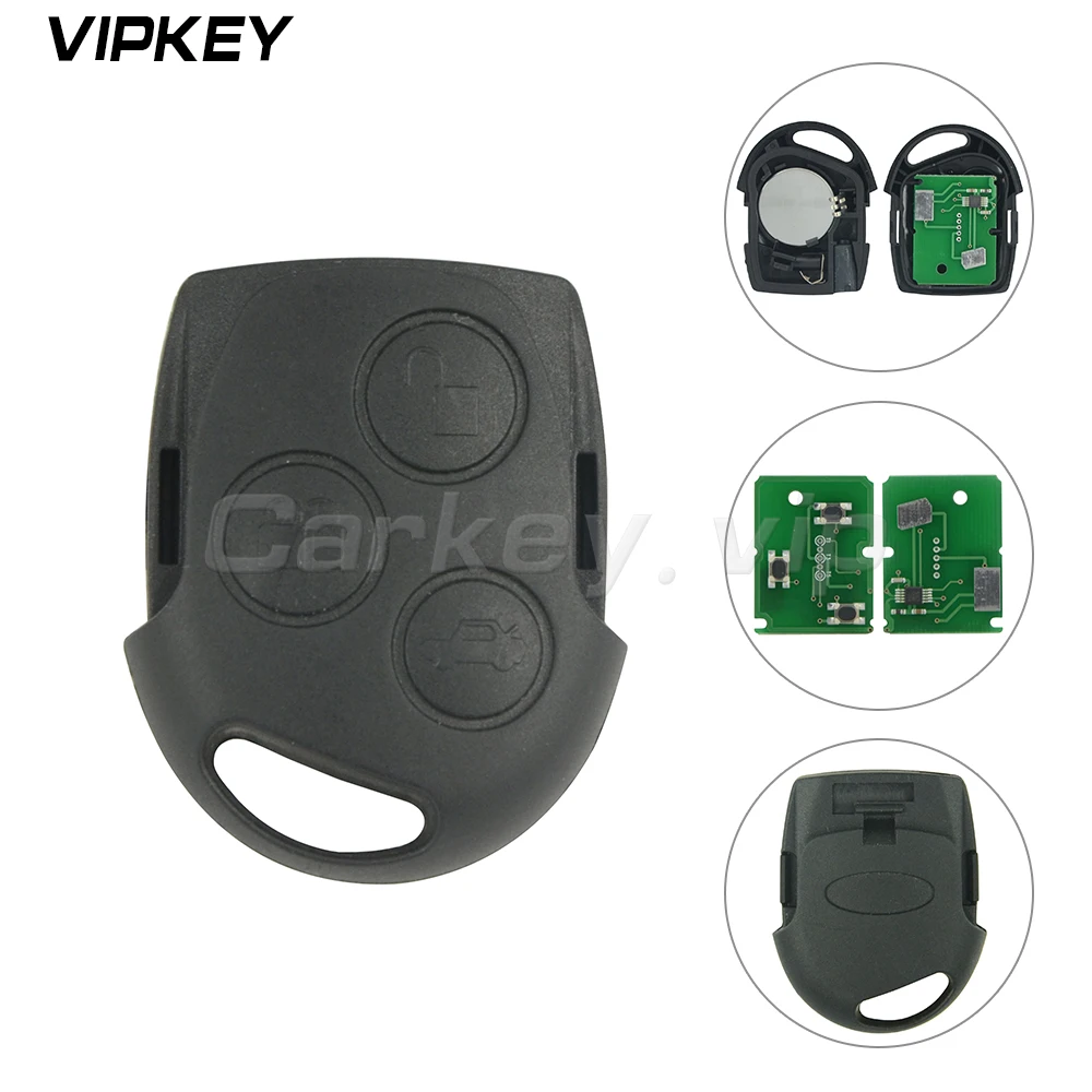 

Remotekey 2S6T1 5K601 BA 3 Button 434Mhz For Ford Fiesta Fusion Focus C-Max Mondeo Remote Key Fobik