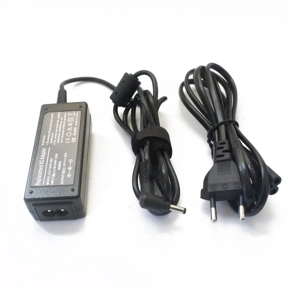 Battery Charger AC Power Adapter 100~240v 50~60Hz 19V 1.58A For HP Mini 1013TU 1014TU 1015TU 1021TU 1022TU 1023TU 1024TU 1025TU