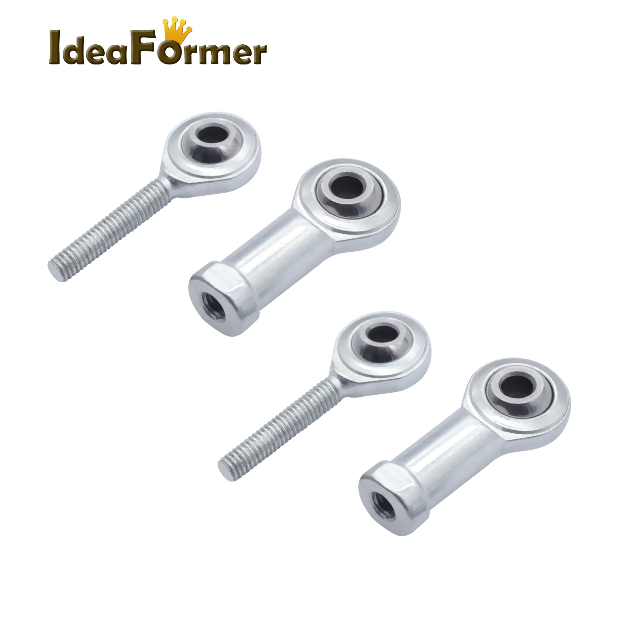 1/5pcs  SA4PK SA3PK Male SI3PK SI4PK Female Fisheye bearing M3/M4 Right Thread Rod End Joint bearing for 3D printer parts