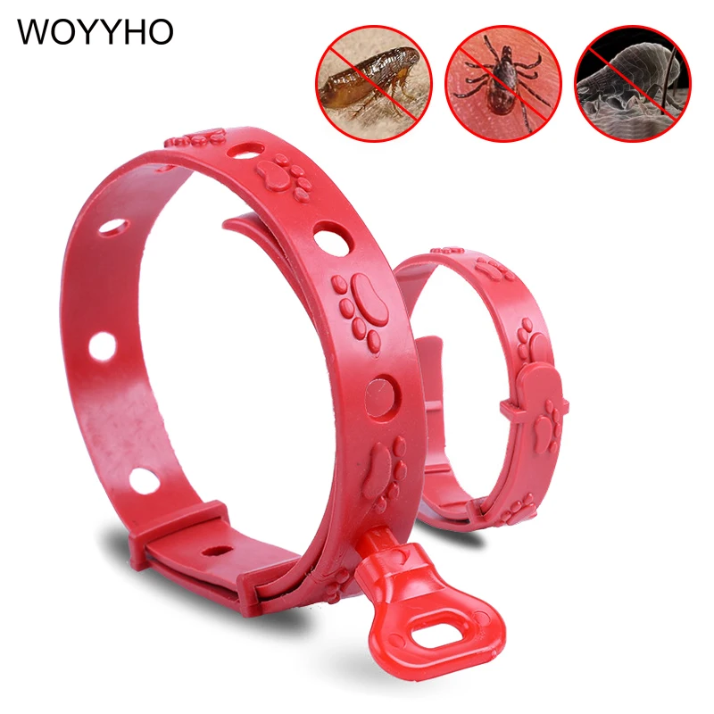 1pc Adjustable Pet Dog Outdoor Protective Anti Flea Ticks Mosquitoes Cat Puppy Dogs Collars